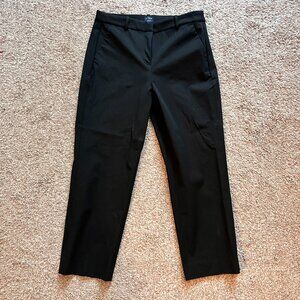 NWT J-Crew Kallie Black Straight Leg Dress Pants